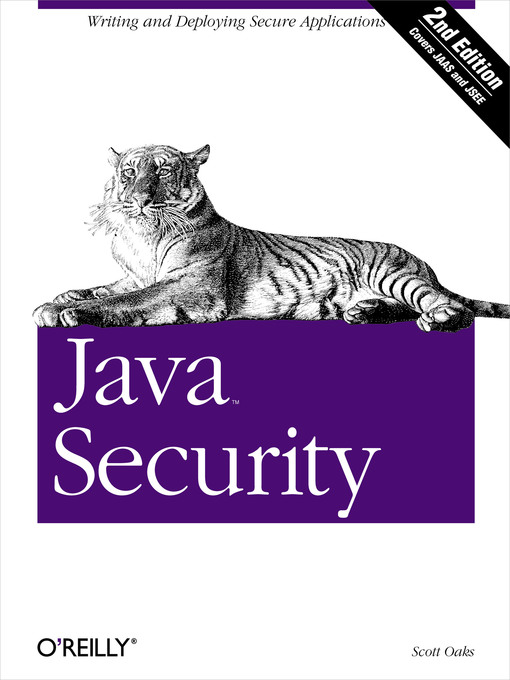Title details for Java Security by Scott Oaks - Available